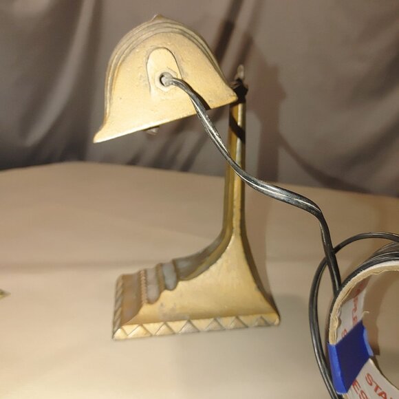 Bankers Piano Lamp 1920 Cast Metal Pat Pend Cast Iron Art Deco Design USA - Picture 4 of 13